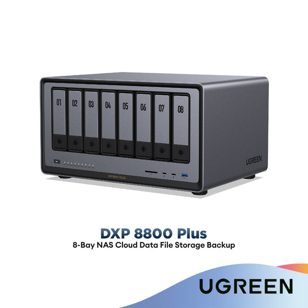 UGREEN DXP8800 PLUS 8-Bay NAS Cloud Data File Storage Backup Device