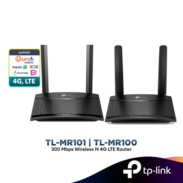 TP-Link TL-MR101 | TL-MR100 300 Mbps Wireless N 4G LTE Router