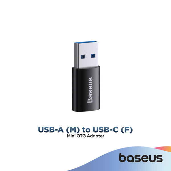 Baseus Mini OTG USB-A (M) to USB-C (F) (ZJJQ000101) Adapter