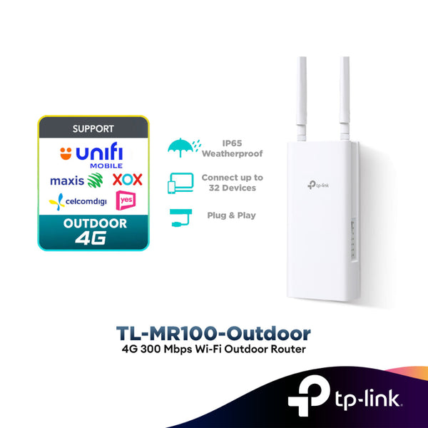 TP-Link TL-MR100-OutDoor 300 Mbps 4G LTE Wifi Outdoor Router