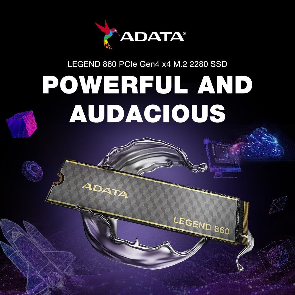 Adata SSD LEGEND 860 PCIE Gen4x4 M.2 2280 SSD (500GB / 1TB / 2TB