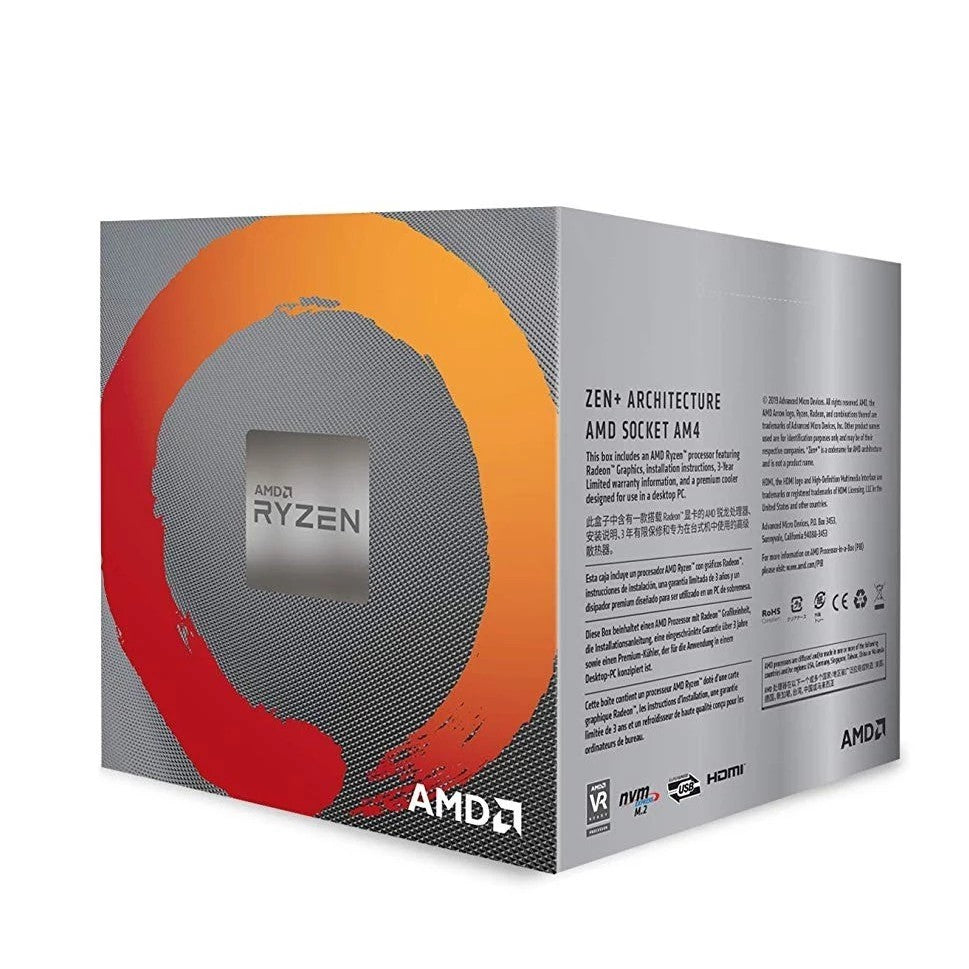 AMD Ryzen 5 3400G AM4 Processor (4-Cores/8-Threads) | AMD Ryzen 5