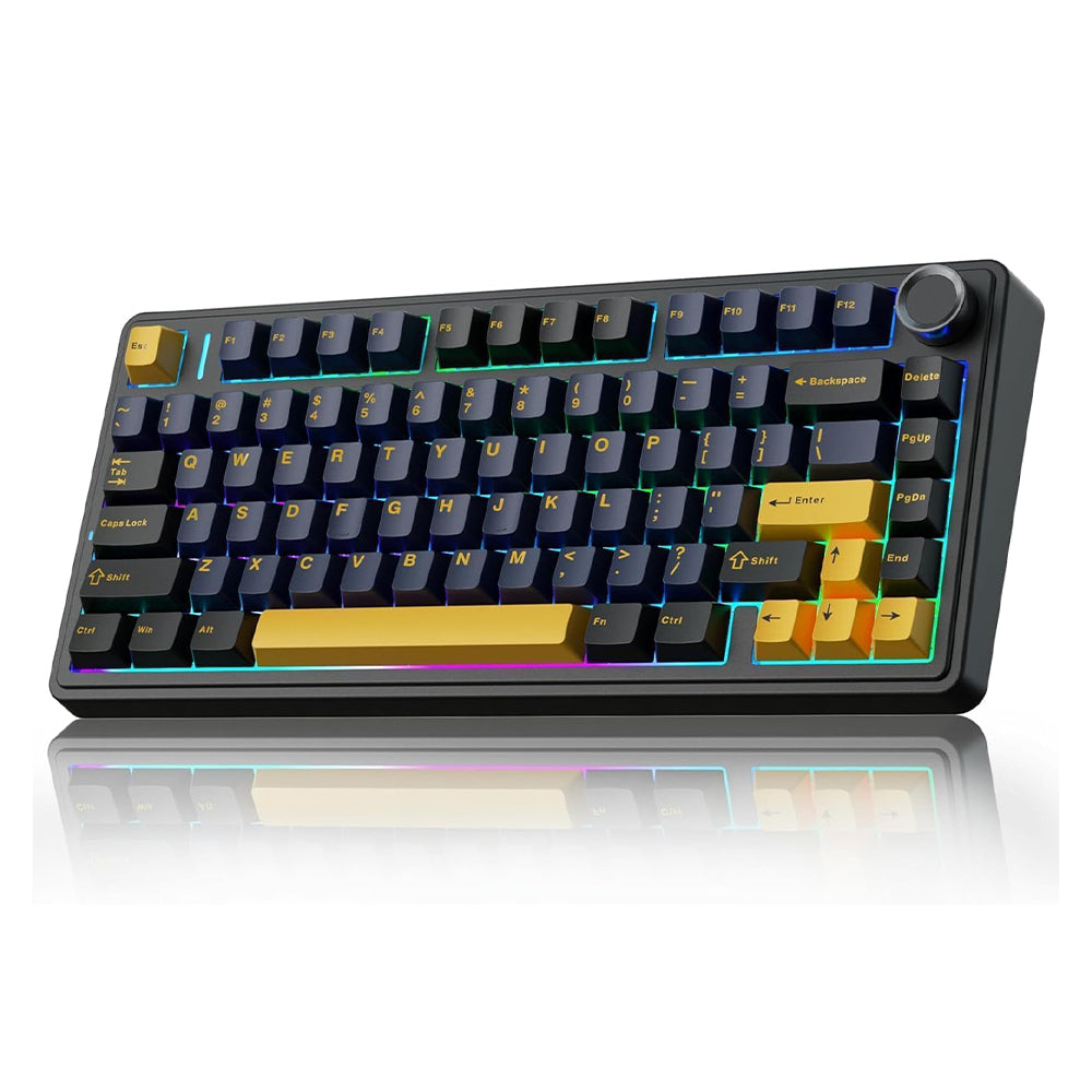 AULA F75 Mechanical Gaming Keyboard 75% 80 Key with RGB Tri-Mode Wired ...