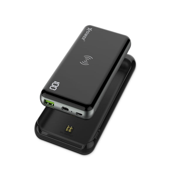 XPower WPD10+ 10000mAh WireLess With QC Charging Dock  Power Bank (Black)