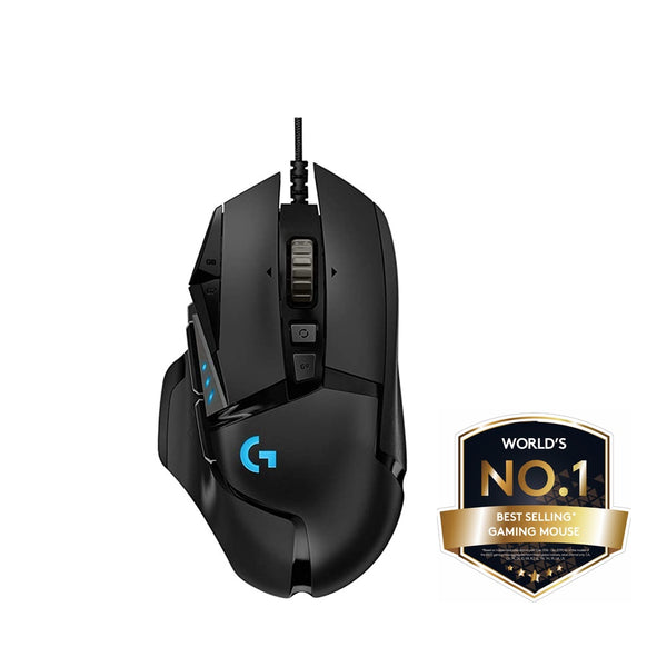 Logitech G502 HERO High Performance Wired / Corded Gaming Mouse | HERO 25K Sensor - Precision Tracking | 25,600 DPI | LightSync RGB | Programmable Buttons