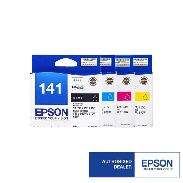 Epson 141 Ink Cartridge (Black/Cyan/Magenta/Yellow)