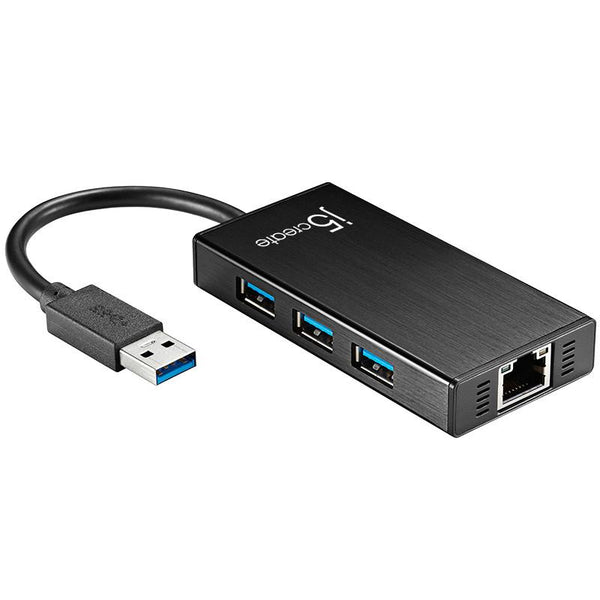 J5Create JUH470 USB 3.0 Gigabit Ethernet & 3-Port HUB