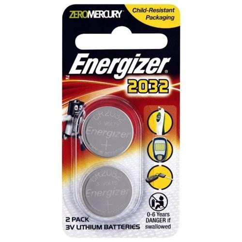 Energizer CR2032 3V Lithium Battery - 2PCS