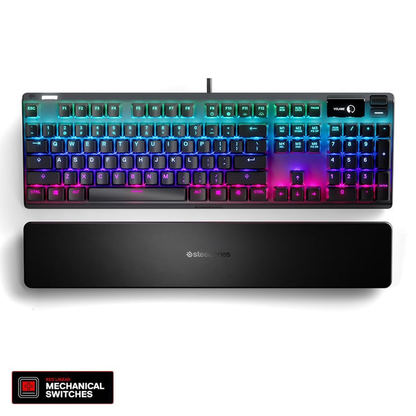 SteelSeries Apex 7 Red Switch RGB Mechanical Gaming Keyboard (64636)