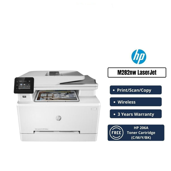 HP Laserjet Pro MFP M282nw Printer (7KW72A)