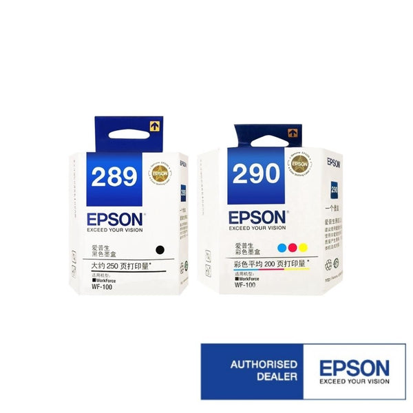 Epson T289/T290 Ink Cartridge (Black/Color)