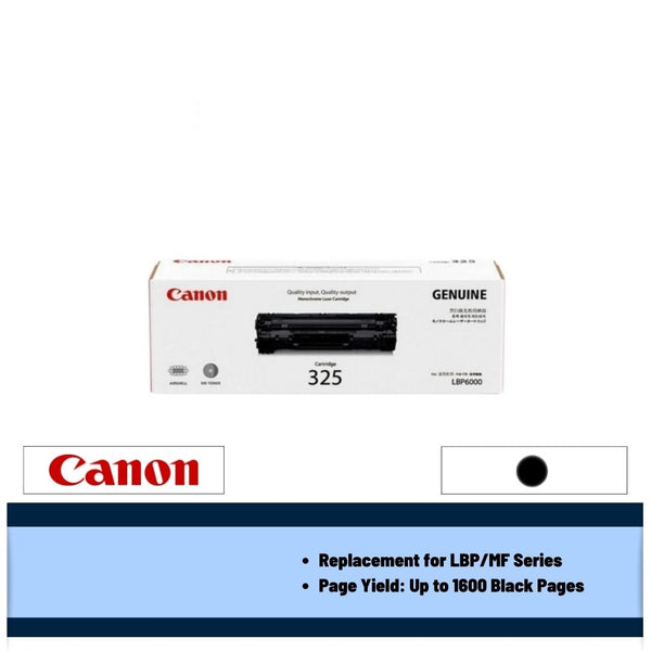 Canon 325 1.6k Toner Cartridge (Black)