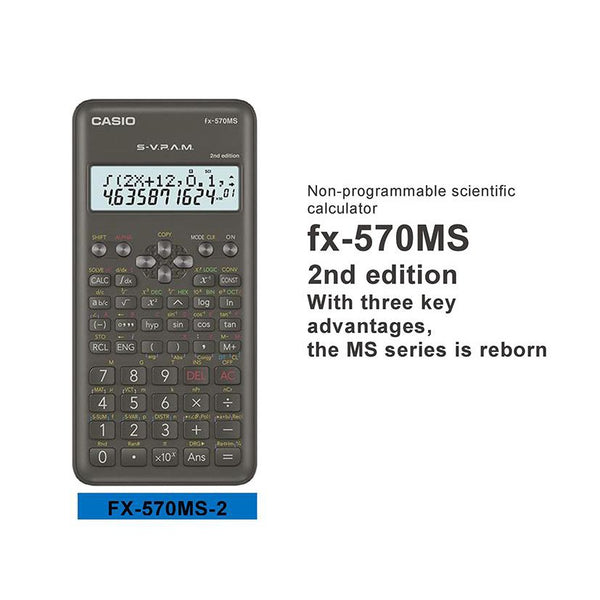 Casio Scientific Calculator FX-570MS 2nd Edition