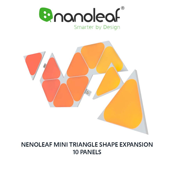 Nanoleaf Mini Triangles Shape Expansion 10 Packs (NL48-1001TW-10PK)