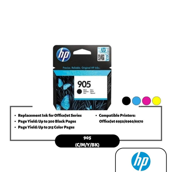 HP 905 Ink Cartridge (Black/Cyan/Magenta/Yellow)