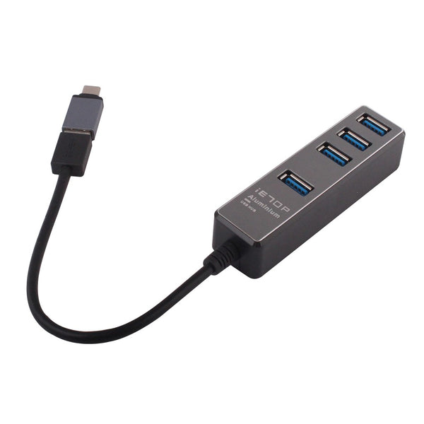 iEtop Super Speed Type-C USB 3.0 4port HUB (UH117BK)