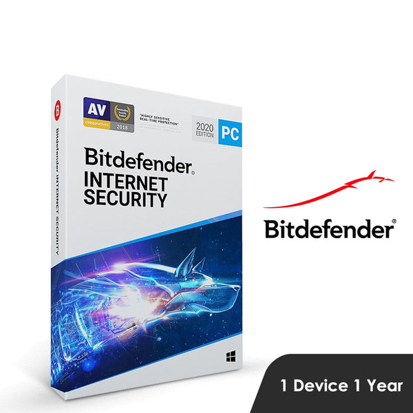 Bitdefender Internet Security 2020 (1 Device, 1 Year) - Scratch Card