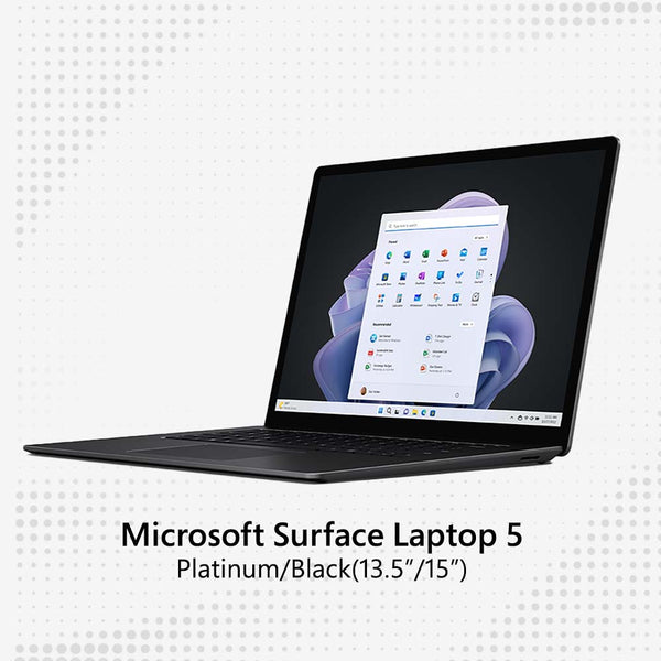 Microsoft Surface Laptop 5 (Platinum/Black, 13.5"/15", Intel Core i5-1235U/i7-1255U)