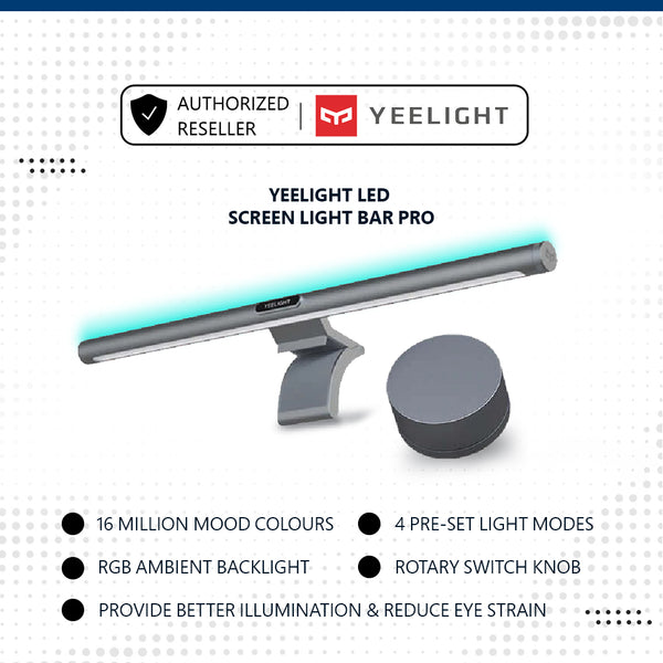 Yeelight LED Screen Light Bar Pro YLTD003 (Reduce Eye-strain & Headache from Monitor)
