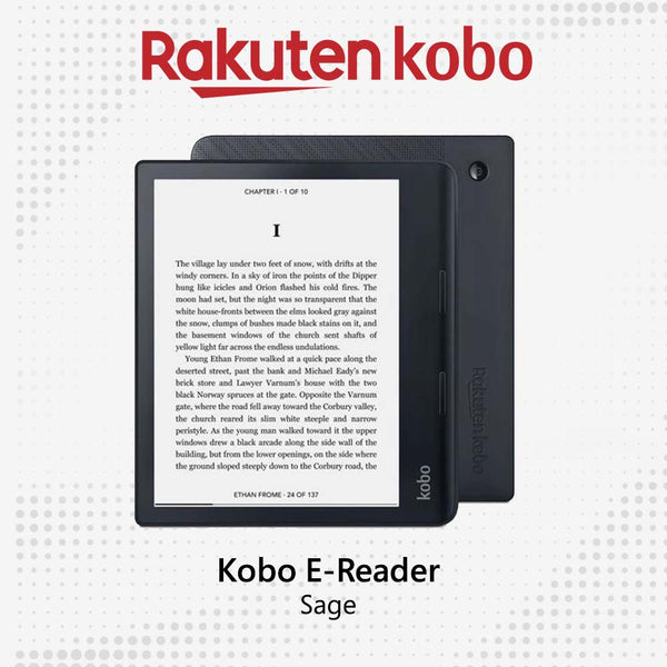 Rakuten Kobo E-Reader Sage (8" Inches) - N778-KU-BK-K-EP
