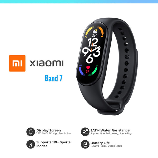Xiaomi Band 7 Smart Wristband (Black)