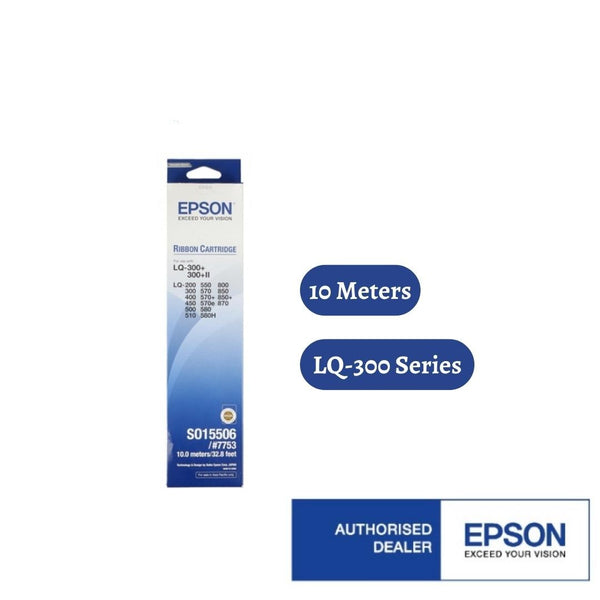 Epson S015506/7753 Ink Ribbon (LQ-300/LQ-300+/300+II)
