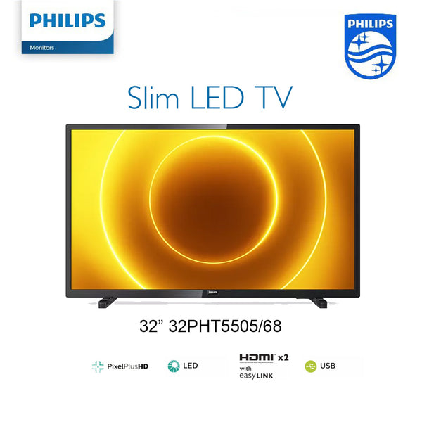 Philips 32'' 5500 series Slim HD LED TV 32PHT5505/68 with Pixel Plus HD Experience vivid images, Clear sound LED TV