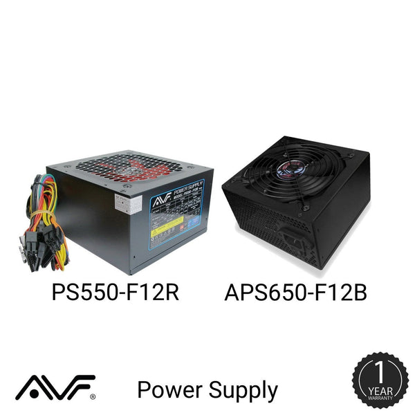 AVF ATX Standard 550W (PS550-F12R) / Extreme Power 650W (APS650-F12B ) Power supply (PSU)