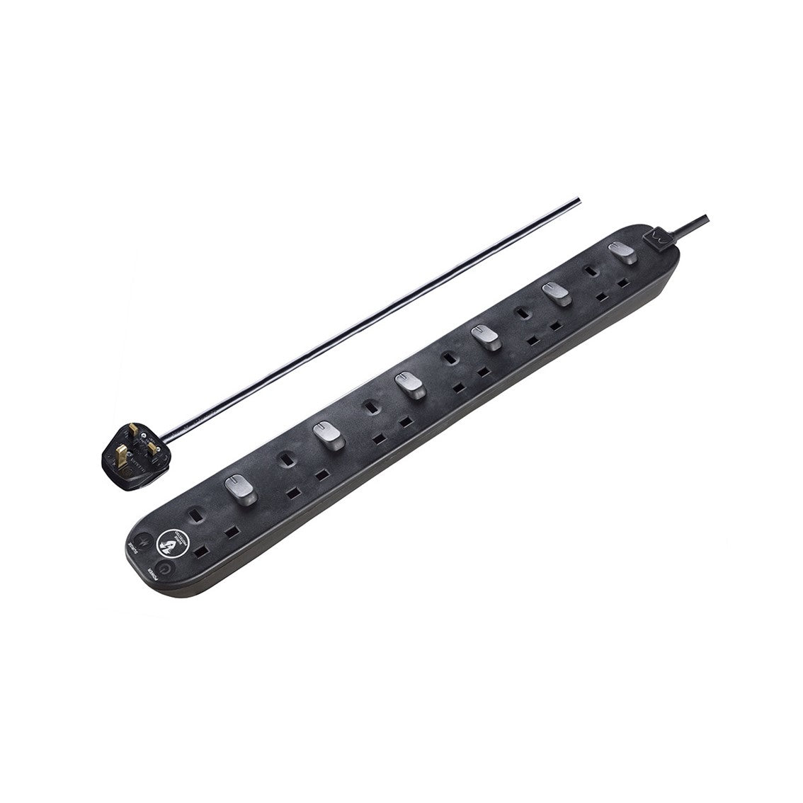 Masterplug Surge Protector 6 Gang 2 Meter Switched Extension Leads (SW