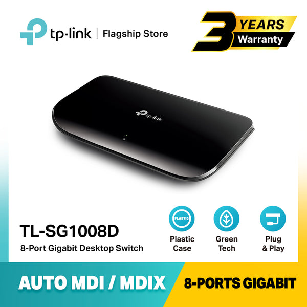 TP-LINK TL-SG1008D 8-Port Desktop Gigabit Switch