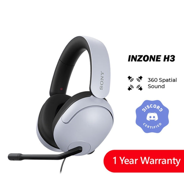 Sony INZONE H3 / H7 / H9 Wired / Wireless Gaming Headset with 360 Spatial Sound for Gaming, Active Noise Cancellation
