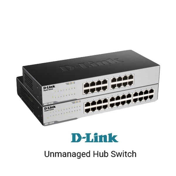 D-LINK DGS-1016C 16-Port /1024C 24-Port Gigabit Unmanaged Switch
