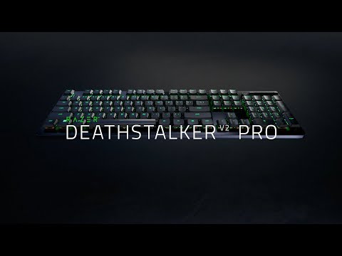 Razer DeathStalker V2 Pro - Wireless Low-Profile Optical Gaming Keyboard Linear(RZ03-04360100-R3M1)
