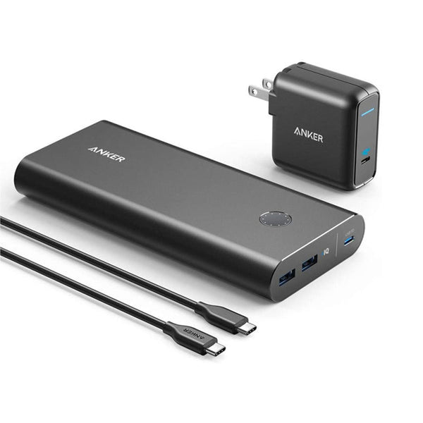 Anker PowerCore+ 26800mAh PD 45W with 60W PD Charger + Charger Powerport III Mini Black