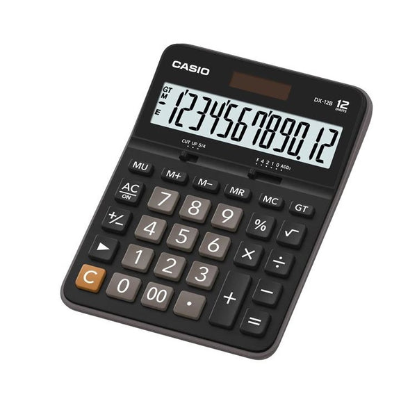 Casio DX-12B 12-Digit Calculator (Black)