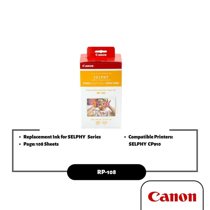 Canon Selphy RP-108 Ink Cartridge – ALL IT Hypermarket