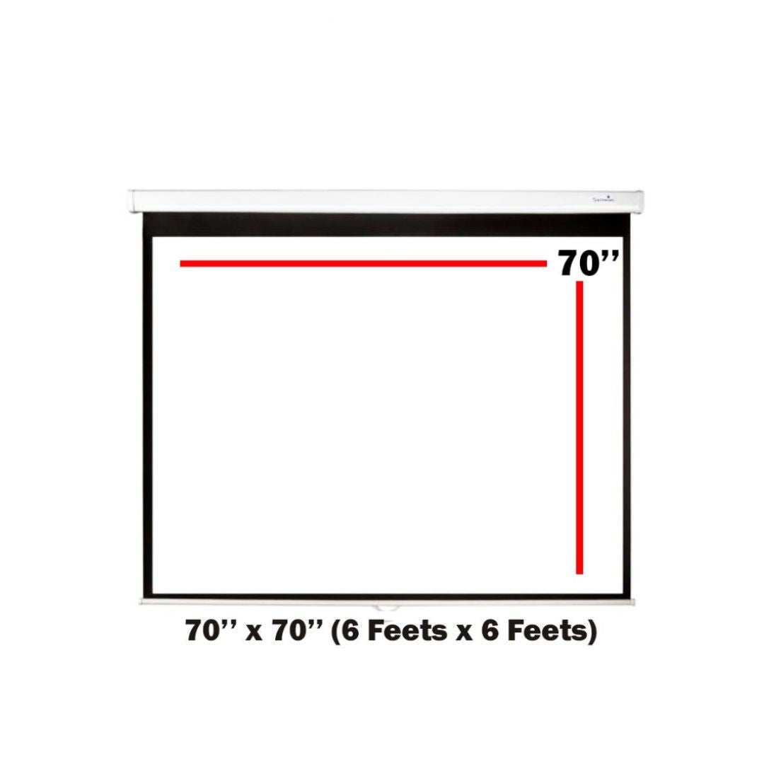 70 Inch Diagonal Screen Meki Wall Mount Screen Size 70