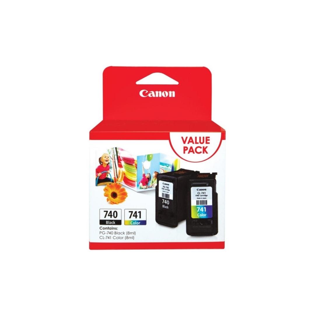 Canon PG-740/ PG-740XL/ CL-741/ CL-741XL/ PG-740+CL-741 Value Pack Ink ...